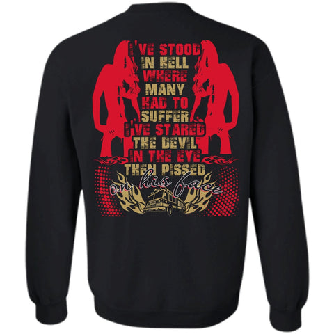 A black t-shirt with the shopify logo