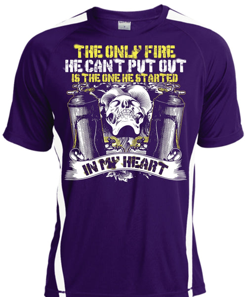 The Only Fire T Shirt, He Can't Put Out T Shirt, Cool Shirt