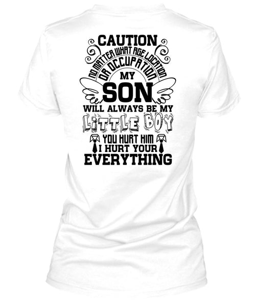 My Son Will Always Be My Little Boy T Shirt, I Love Son T Shirt