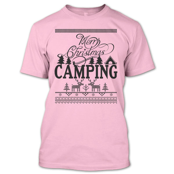 Merry Christmas Camping T Shirt, Gift For Camper T Shirt