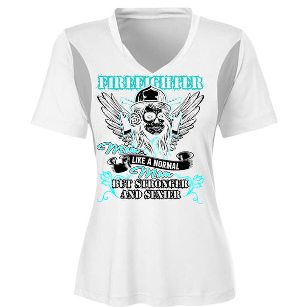 Firefighter Mom Like A Normal Mom T Shirt, I Love Firefighter T Shirt, Awesome T-Shirts