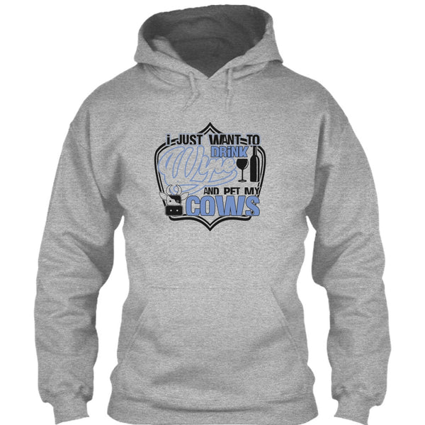 I Just Want To Drink Wine T Shirt, Coolest Cows Lover T Shirt