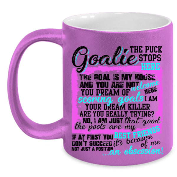 My Best Friends Coffee Mug, Goalie Accent Mug