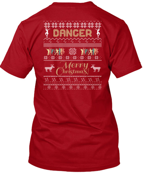 Dancer Merry Christmas T Shirt, I Love Dancer T Shirt