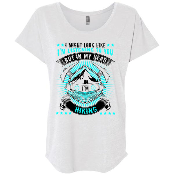 In My Head I'm Hiking T Shirt, I Love Hiking T Shirt, Awesome T-Shirts