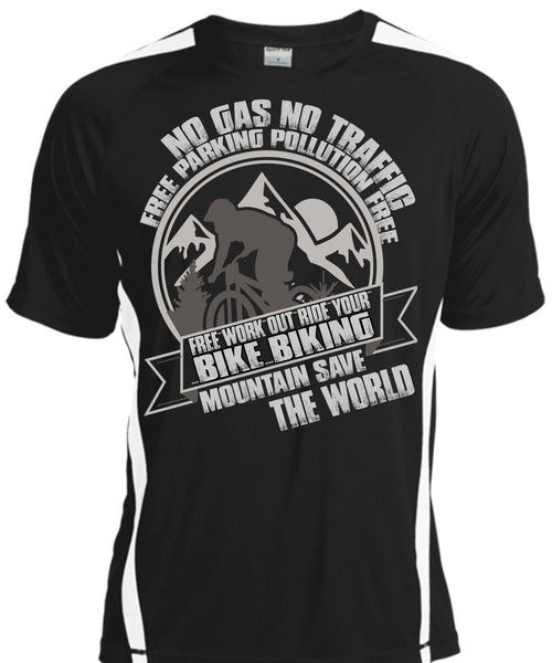 A black t-shirt with the shopify logo