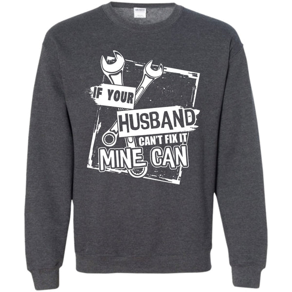 Mechanic Husband T Shirt, Coolest Mechanic's Wife Sweatshirt