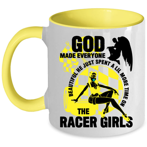 Cool Gift For Racer Girls Coffee Mug, The Racer Girls Accent Mug