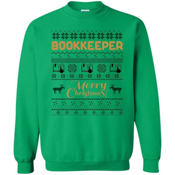 Gift For Merry Christmas T Shirt, Bookkeeper Merry Christmas Sweatshirt