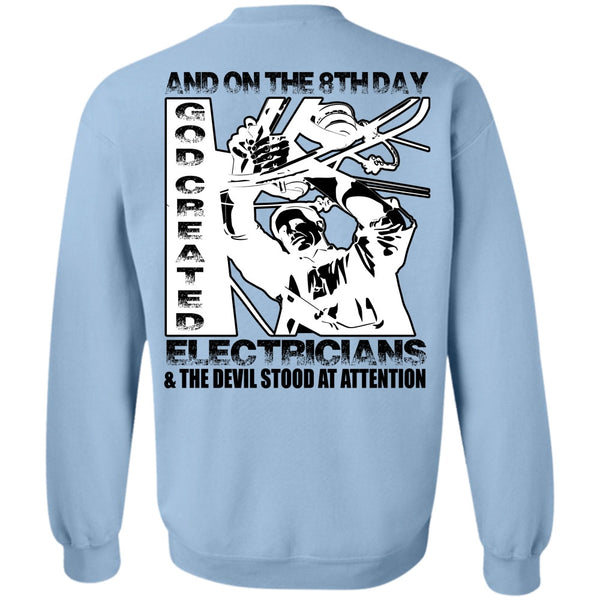 I Love Electrician T Shirt, God Created Electricians Sweatshirt