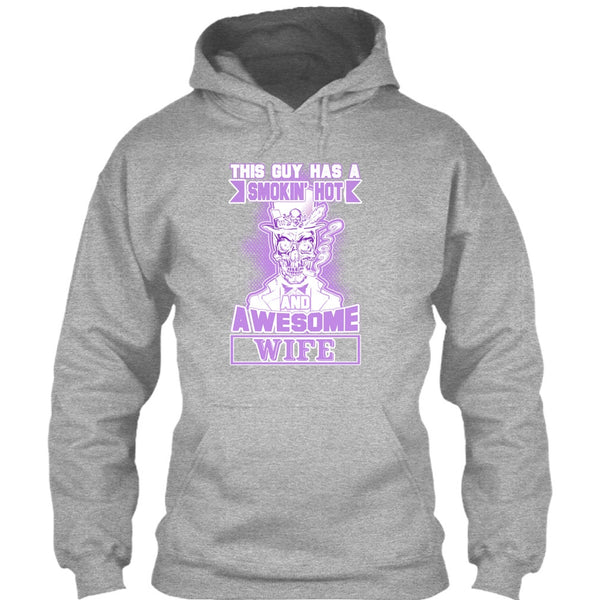 Smoking Hot And Awesome Wife T Shirt, Gift For Husband T Shirt