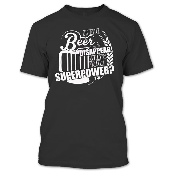 A black t-shirt with the shopify logo