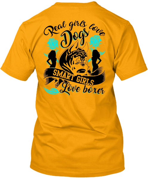 Real Girls Love Dogs T Shirt, I Love Dog T Shirt