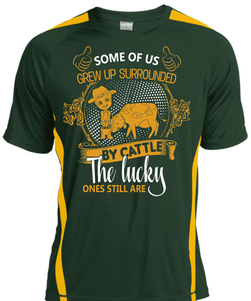 Some Of Us Grew Up Surrounded T Shirt, Cattle The Lucky Ones Still Are T Shirt, Cool Shirt