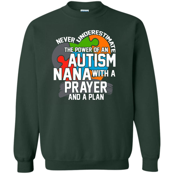 The Power Of An Autism Nana T Shirt, Coolest Autism Nana Sweatshirt