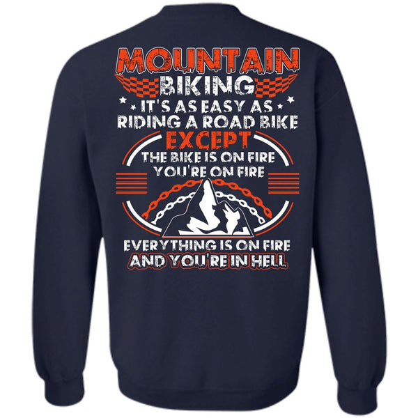 Riding A Road Bike T Shirt, I Love Biker Sweatshirt