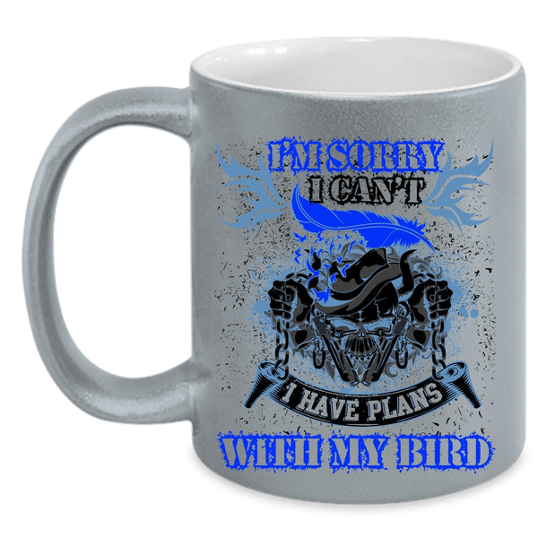 I Love My Birds Coffee Mug, I Have Plans With My Bird Accent Mug