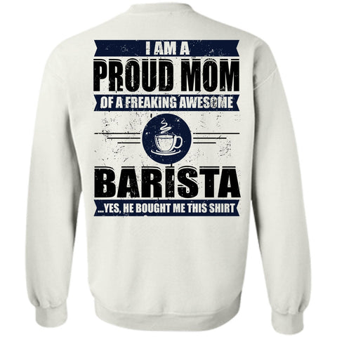 A black t-shirt with the shopify logo