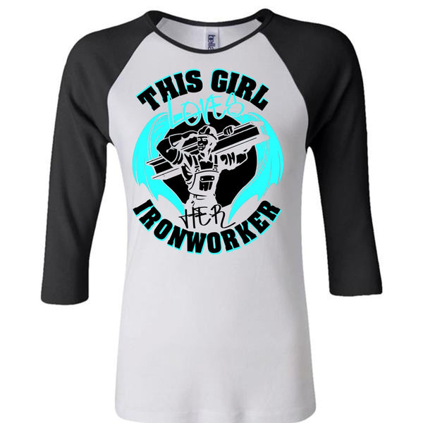 This Girl Loves Her Ironworker T Shirt, I Love Ironworker T Shirt, Awesome T-Shirts