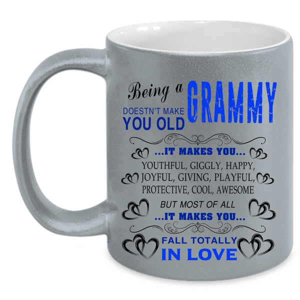 Cute Gift For Grandmas Coffee Mug, Being A Grammy Accent Mug
