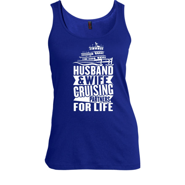 Husband & Wife T Shirt, Cruising Partners For Life T Shirt, Cool T Shirt