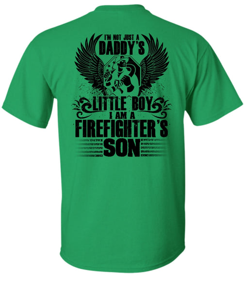 Daddy's Little Boy T Shirt, I Love Firefighter T Shirt