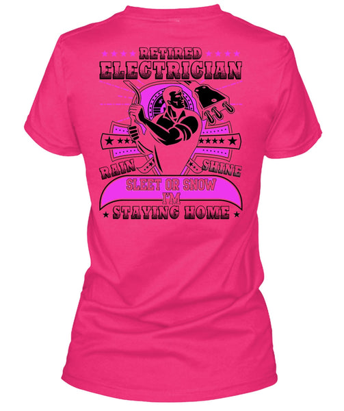 Retired Electrician T Shirt, I Love Electrician T Shirt