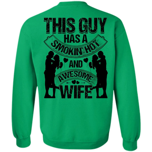 I Love Husband T Shirt, Smoking Hot And Awesome Wife Sweatshirt