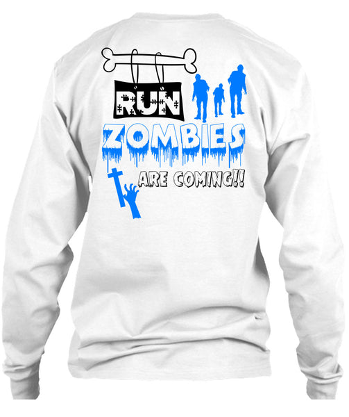 Run Zombies Are Coming T Shirt, Wait For Halloween T Shirt