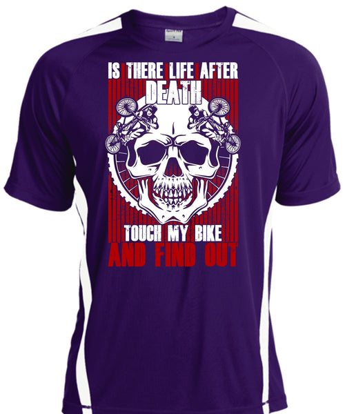Touch My Bike And Find Out T Shirt, Being A Biker T Shirt, Cool Shirt