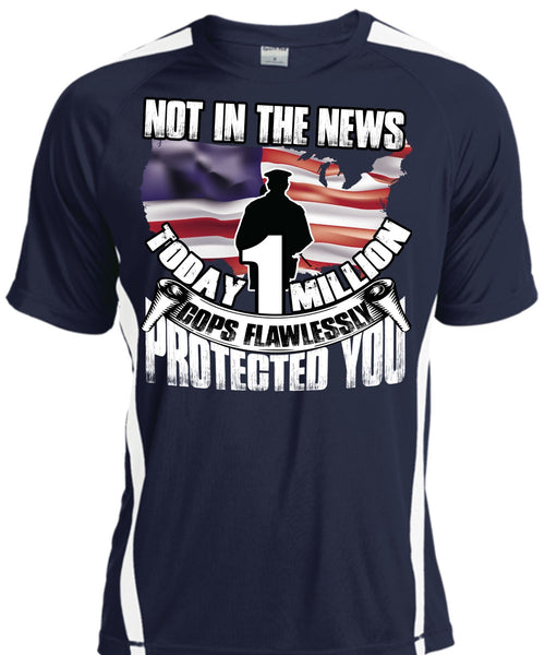 Cops Flawlessly Protected You T Shirt, Being A Police T Shirt, Cool Shirt