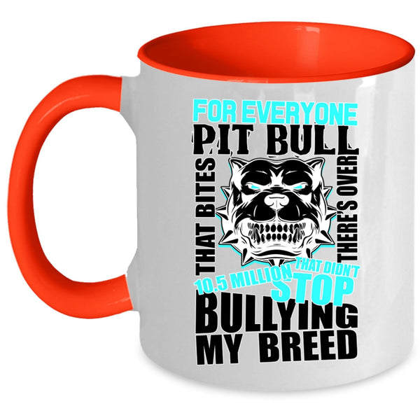 Best Gift For Pit Bull Lovers Coffee Mug, Cool Pit Bull Accent Mug