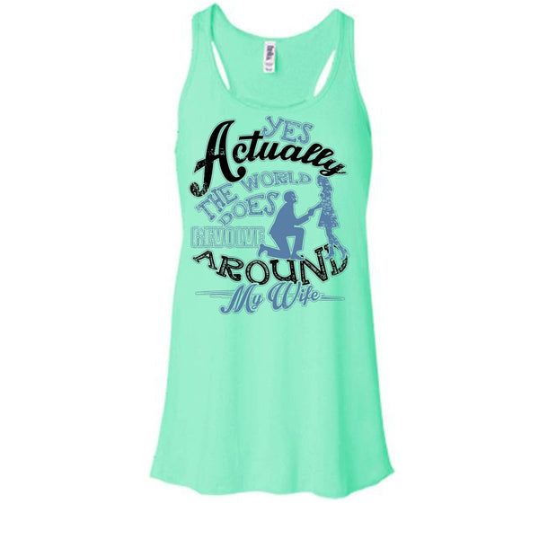 Revolve Around My Wife T Shirt, Coolest Husband Ever Tank Top