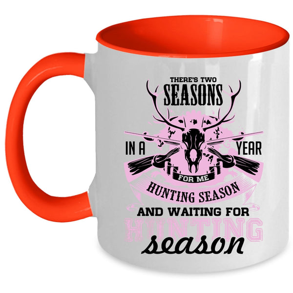 Waiting For Hunting Season Coffee Mug, Hunting Season Accent Mug