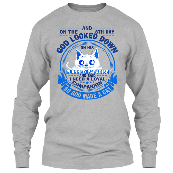 On The 8th Day T Shirt, Coolest Cat Lover T Shirt