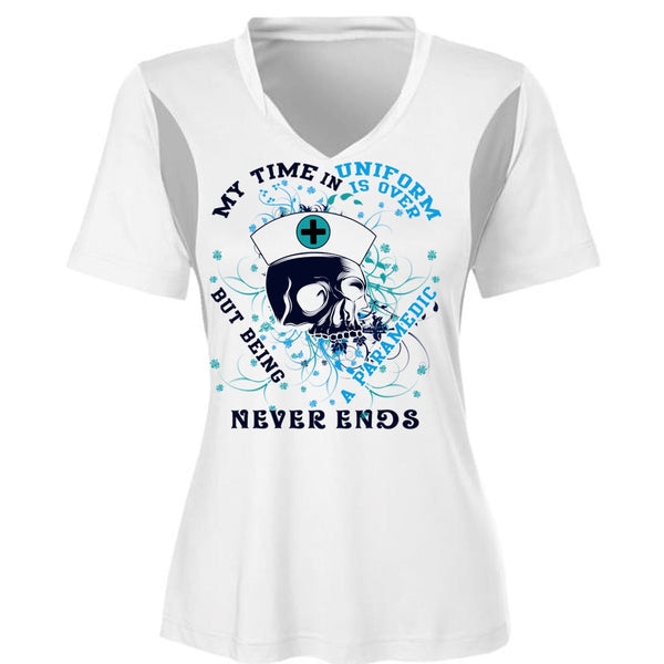 Being A Paramedic Never Ends T Shirt, I Love Paramedic T Shirt, Awesome T-Shirts