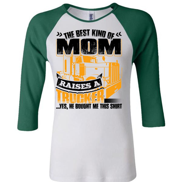 Mom Raises A Trucker T Shirt, I Love Trucking T Shirt, Awesome T-Shirts