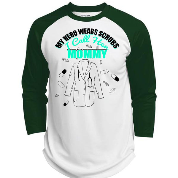 I Call Her Mommy T Shirt, I Love Nursing T Shirt, Awesome T-Shirts  (Polyester Game Baseball Jersey)