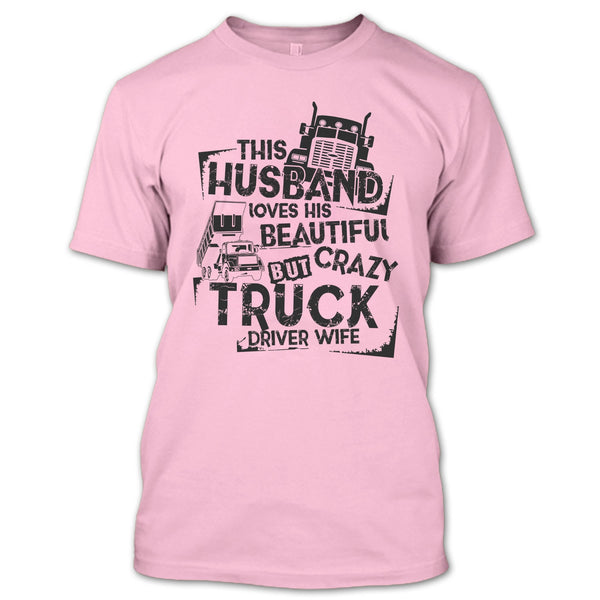 This Husband T Shirt, Coolest Trucker Husband T Shirt