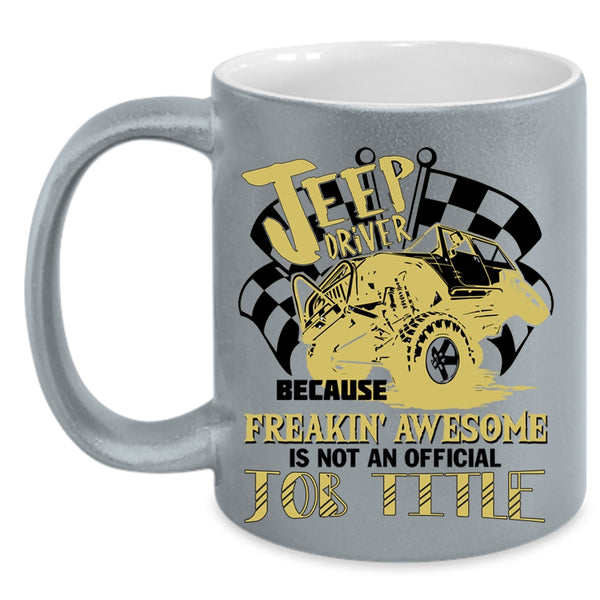 Not An Official Job Title Coffee Mug, Jeep Driver Accent Mug