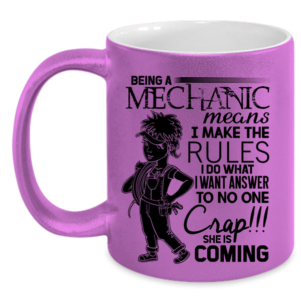 Cute Gift For Mechanics Coffee Mug, Being A Mechanic Accent Mug