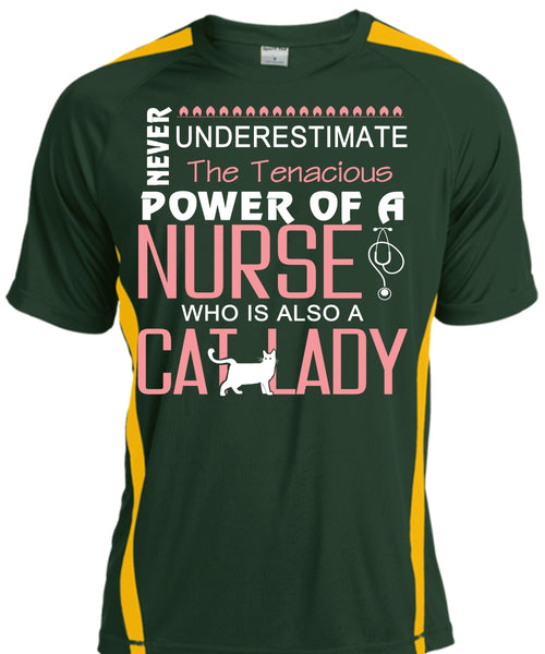 The Tenacious Power Of A Nurse Who Is Also A Cat Lady T Shirt, My Pets T Shirt