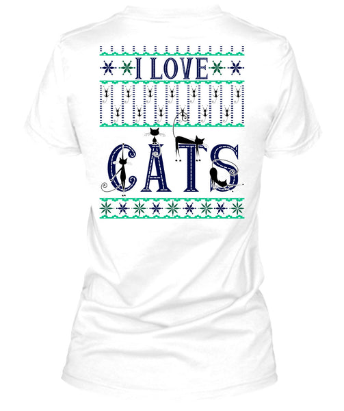 I Love Cats T Shirt, Happy New Year T Shirt