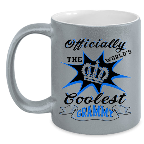 Cool Grandmas Coffee Mug, The World's Coolest Grammy Accent Mug