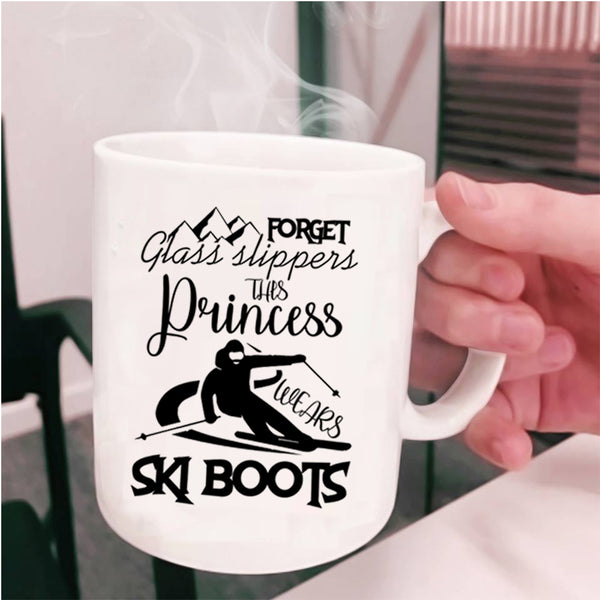 Outdoor Coffee Mug, This Princess Wears Ski Boots Cup