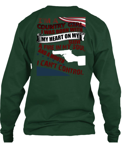 I'm A Country Girl T Shirt, I Can't Control T Shirt
