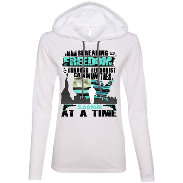 A black t-shirt with the shopify logo