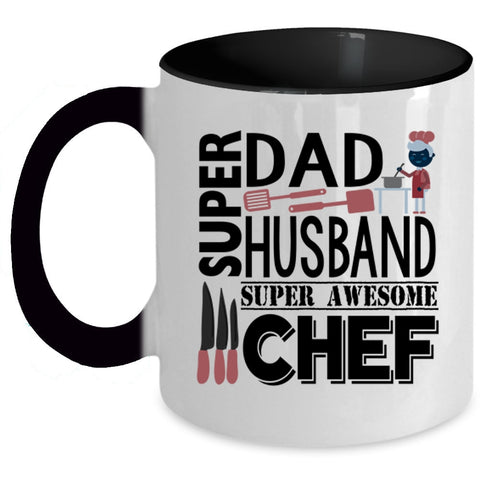 Awesome Chef Coffee Mug, Dad And Husband Accent Mug