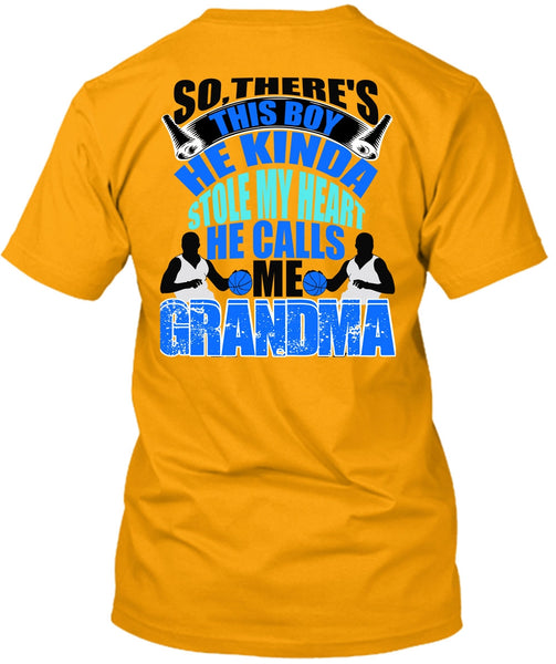 He Kinda Stole My Heart T Shirt, I Love Basketball T Shirt