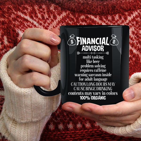 Financial Advisor Coffee Mug, Funny Gift For Financial Advisor Coffee Cup
